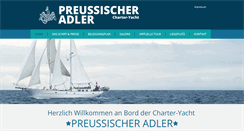 Desktop Screenshot of preussischer-adler.com