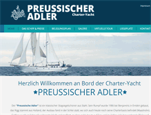 Tablet Screenshot of preussischer-adler.com
